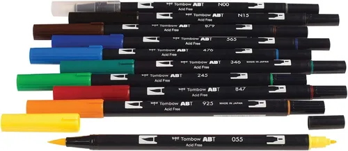 Miniatura 2 de Tombow ABT - Juego de 10 bolígrafos de doble pincel