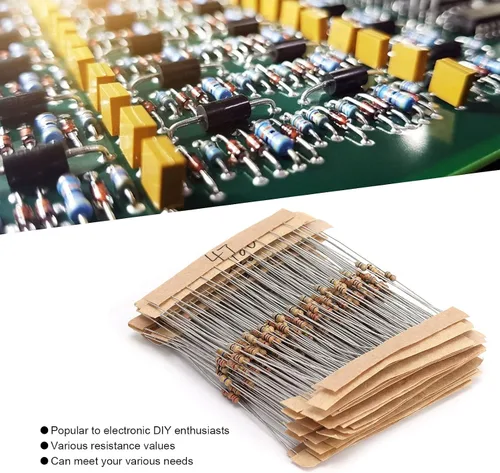 Miniatura 6 de Resistors Matching Set, Assorted Resistor Graphite 10Ω?1MΩ Convenient for Experiments for DIY Projects