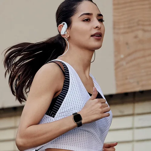 Miniatura 8 de Maledan Banda elástica trenzada compatible con Fitbit Sense/Versa 3/4 y Sense 2, correa elástica suave para reloj inteligente, accesorio