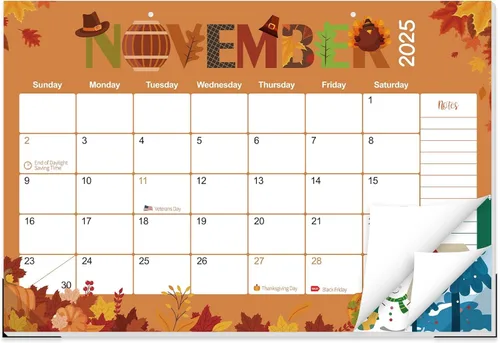 GuassLee Calendario de escritorio 2026 – Calendario de escritorio colorido de septiembre de 2025 a marzo de 2027, 17 x 11.5 pulgadas, calendario