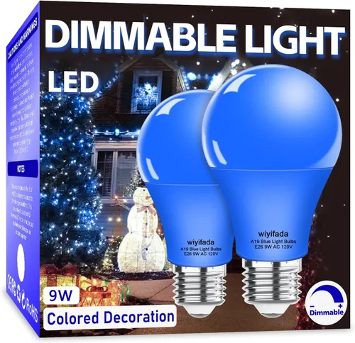 Miniatura 20 de Bombillas LED de 3 Vías Paquete de 2, Bombillas de 3 Vías 30 70 100 Blanco Suave 3000K, Base Media E26 A19 Bombilla de Tres Vías, Bombilla