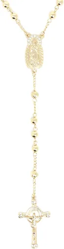 Miniatura 4 de Me Plus Collar católico con dije de cruz de crucifijo de aleación de 0.236in CCB de 20 pulgadas, Plástico