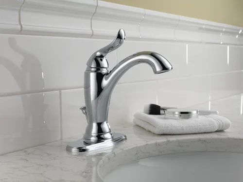 Miniatura 5 de Linden - Grifo de baño de un solo orificio con mango único Bronce veneciano