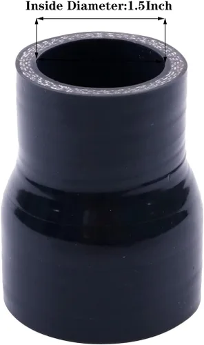 Miniatura 4 de 1.5 a 2 pulgadas acoplador reductor de silicona reforzado de 4 capas, manguera para tubería industrial hidráulica de turbo/intercooler/admisión ID