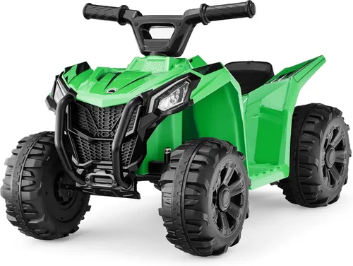 Best Choice Products - Vehículo de juguete para niños de 6V, cuatriciclo de 4 ruedas, ATV con velocidad máxima de 1.8 MPH, neumáticos con dibujo,