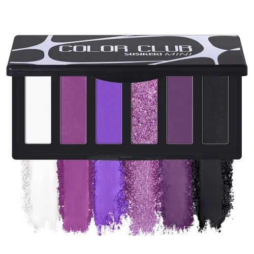 Miniatura 16 de SUSIKEKI 6 Colores Mini Paleta de Sombras de Ojos Rosa Neutro Nude Shimmer y Mate con Espejo Altamente Pigmentada de Larga Duración Impermeable 02