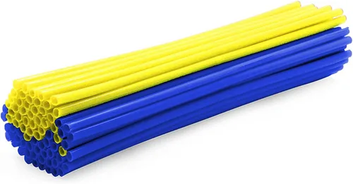 Miniatura 10 de Worldmotop - Juego de 72 fundas para radios de motocross, repuesto universal para Yamaha, Honda, BMW, Suzuki Kawasaki, fundas para radios de rueda