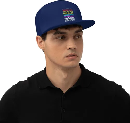 Miniatura 71 de Pride Flag in This House We Believe Science is Real Black Lives Matter Baseball Hats for Men Dad Hat,Black