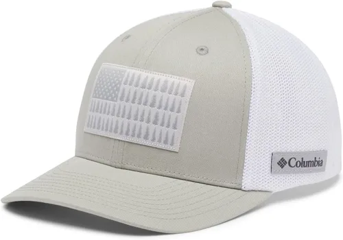 Miniatura 289 de Columbia - Gorra de malla con bandera con árboles unisex para adultos, corona alta