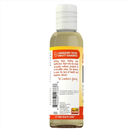 Miniatura 6 de Sundance Aceite líquido de vitamina E, 4 onzas líquidas