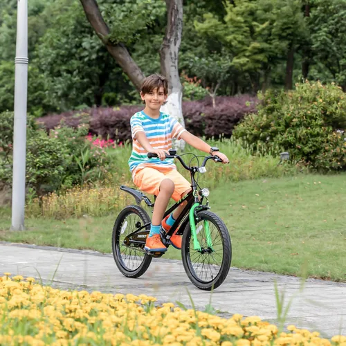 Miniatura 7 de Glerc Fantacy Kids Bike, 12-20 Inch Children Bicycle for 2-13 Years Old Boys Girls, Kids Bicycle with Water Bottle Holder & Headlight & Training
