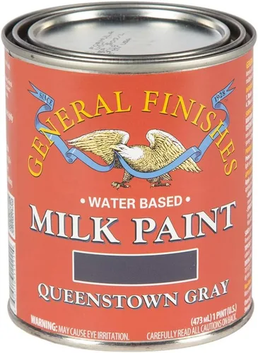 Miniatura 15 de General Finishes Pintura de leche a base de agua, 1 cuarto de galón, lino