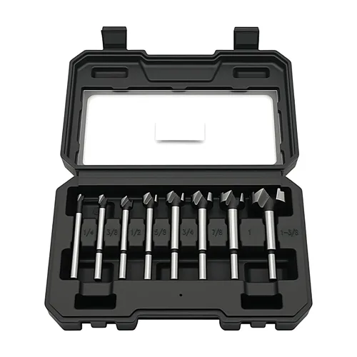 Miniatura 8 de BeHappy Juego de brocas Forstner con vástago hexagonal, 16 piezas de brocas de madera con vástago multicara para carpintería, abridor de barrena