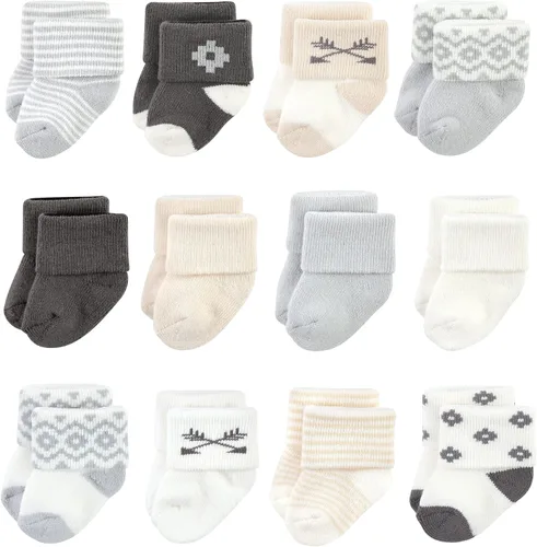 Miniatura 106 de Hudson Baby - Calcetines de algodón para bebés recién nacidos y Terry para niñas bebés