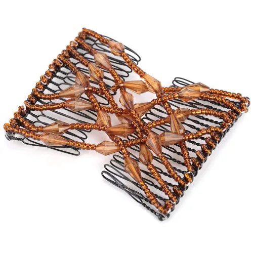 Miniatura 3 de Topsy cola herramienta para el cabello Pettine per capelli femminile pettine magico pettine vintage elastico per donna, pettine per capelli
