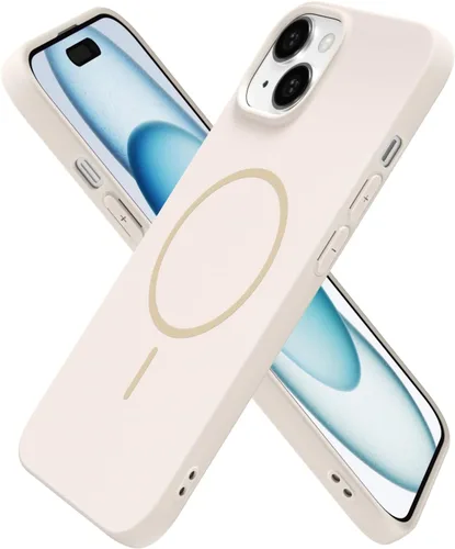 Miniatura 64 de oakxco Funda de silicona Mag Safe para iPhone 17 Pro Max, funda magnética delgada y fina compatible con carga inalámbrica MagSafe, bonita funda Negro