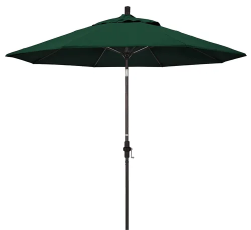 Miniatura 20 de California Umbrella GSCUF908117-5461 - Sombrilla redonda de 9 pies con poste de aluminio y varillas de fibra de vidrio para patio, 9 pies
