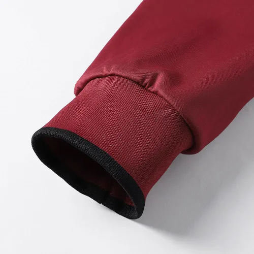 Miniatura 6 de Conjunto deportivo casual de manga larga para hombre, sudadera con cremallera completa, chaqueta y pantalones para correr, trajes de 2 piezas