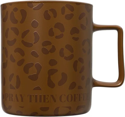 Taza de café de gran tamaño de 22 onzas con cita motivacional Fueled by Jesus – Taza de café extragrande perfecta para regalos – Ideal para té,