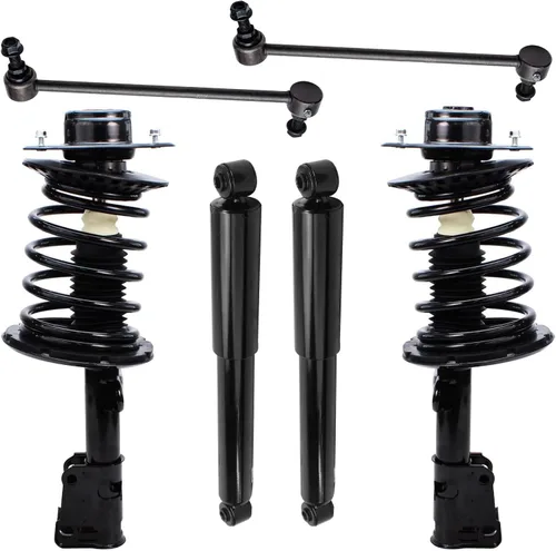 Miniatura 28 de Detroit Axle - Kit de puntales delanteros de 6 piezas para Ford Escape 2014-2019, 2 puntales y muelles helicoidales, 2 enlaces de barra