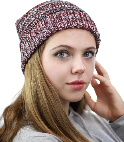 Miniatura 340 de C.C Trendy Warm Chunky Soft Stretch Cable Knit Beanie