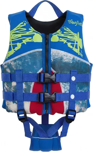Miniatura 7 de Boglia Chaleco de natación para niños y niñas, 20-30-40-50-60-70-80lbs con correa de seguridad ajustable