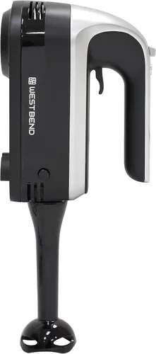 Miniatura 9 de West Bend Batidora de mano Plus con accesorio de licuadora de inmersión, 6 opciones de velocidad con mango ergonómico y estuche de almacenamiento a
