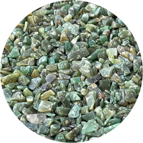 Miniatura 56 de GAF TREASURES Chips de piedras preciosas de jade semi nefrita natural, de 0.5 libras, mini cristales triturados, chips de cristal sin perforar