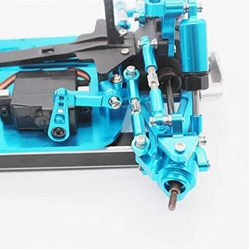 Miniatura 4 de Para WLtoys 1/18 RC Car K929 A959 A969 A979 K929 A959-B Piezas de actualización de metal 25T Servo brazo de bocina de dirección + varilla de timón