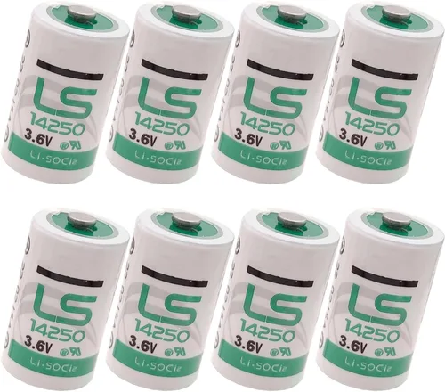 Miniatura 8 de Paquete de 2 baterías de litio LS14250 1/2 AA 3.6V 1200mAh reemplazo para batería LS14250 LS 14250 C de alta capacidad