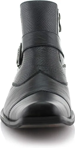Miniatura 5 de Ferro Aldo Alejandro MFA606326 - Botas de vestir de espuma viscoelástica para hombre, estilo casual, con hebilla de alta occidental, botas de vestir