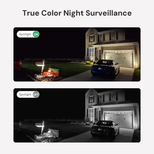 Miniatura 5 de yeewise Cámaras de seguridad solar WiFi6 inalámbricas para exteriores, sistema de seguridad para el hogar QHD 2K, kit de 4 cámaras, WiFi de 2.4 y 5