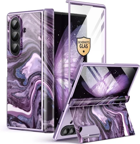GVIEWIN Funda para Z Fold 7 con Protector de Pantalla HD Integrado [Compatible con Magsafe][Soporte Oculto] Protección Magnética de Cuerpo Completo