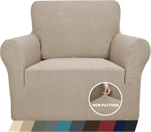 Miniatura 46 de Fundas elásticas 2025 para chaise longue de sofá seccional, funda individual para chaise longue removible y lavable, funda de repuesto para asiento