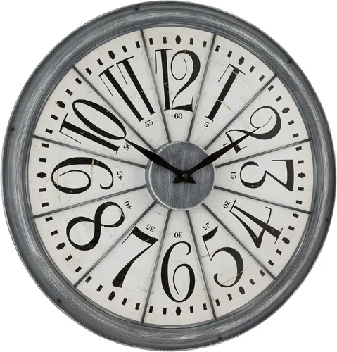 Miniatura 3 de La Crosse Technology Reloj de pared de cuarzo Alice gris de 20 pulgadas - 404-3950