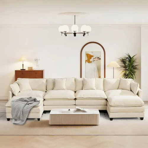Miniatura 26 de SoarFlash Sofá modula, de felpilla, posición de en medio, beige