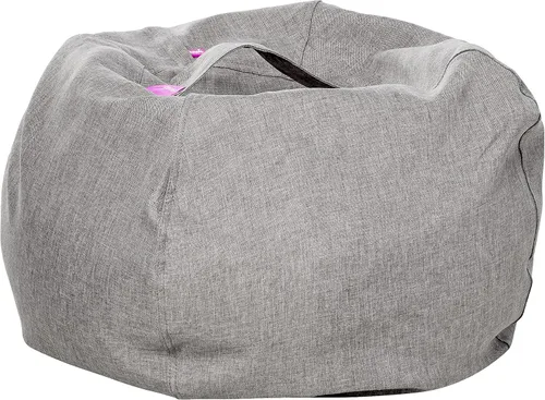Miniatura 47 de Posh Creations - Sillón puff para niños, adolescentes y adultos, incluye funda extraíble y lavable a máquina, tamaño mediano de 27 pulgadas, lona