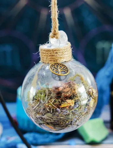 Miniatura 13 de Bolas de adivinación Bola de adivinación Bolas de protección de nigromancia Herramientas de altar Herramientas de altar Colección de tarros