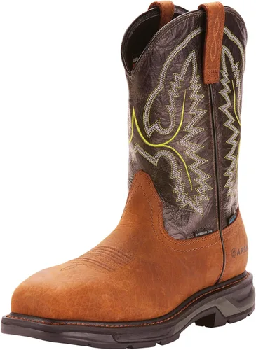 Miniatura 2 de ARIAT Workhog Xt - Botas de trabajo para hombre (puntera cuadrada, impermeables, puntera de carbono)