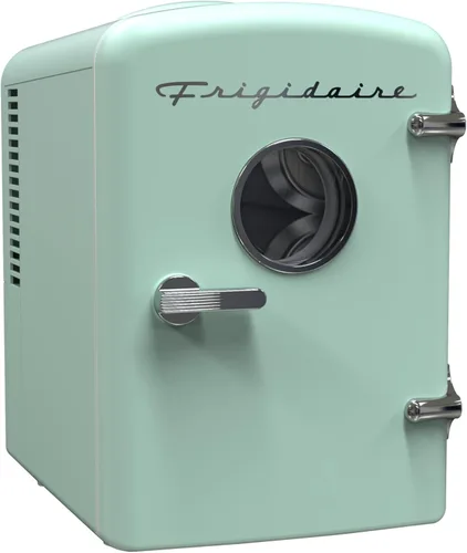 Miniatura 2 de Frigidaire EFMIS171 Mini refrigerador retro portátil personal - Ideal para casa, oficina o dormitorio - Incluye asa de transporte, cargador de Verde