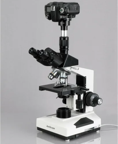 Miniatura 2 de AmScope CA-NIK-SLR Adaptador de cámara Nikon réflex/réflex digital para microscopios – Adaptador para microscopio