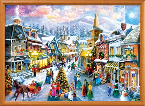 Miniatura 7 de MasterPieces Rompecabezas de Navidad de 1000 piezas, vacaciones victorianas, 19.25 x 26.75 pulgadas