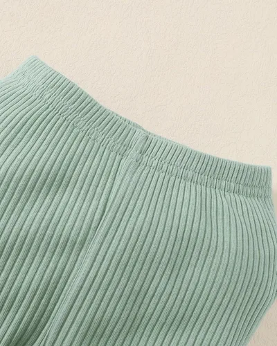Miniatura 121 de Renotemy Conjunto de ropa para bebé recién nacida, mameluco con volantes, pantalones florales, lindo conjunto de ropa para bebé niña