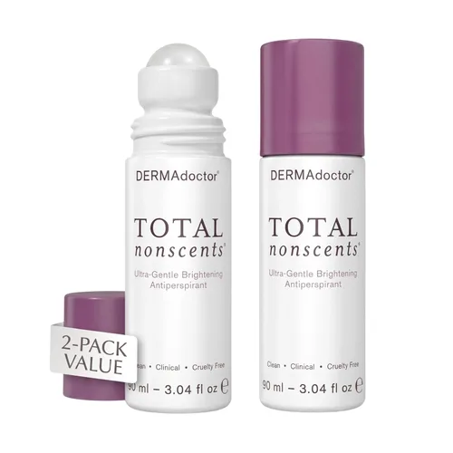 Miniatura 14 de DERMAdoctor Antitranspirante para mujeres con piel sensible, iluminador ultra suave Total NonScents, desodorante antitranspirante de fuerza clínica