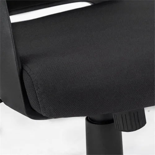 Miniatura 9 de Monarch Specialties Silla de oficina, color negro Tela negra/negro
