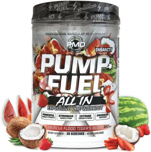 Miniatura 11 de PMD Sports Pump Fuel Ultra Insanity - Polvo de preentrenamiento premium y bomba muscular, mayor enfoque, resistencia y recuperación, creatina Mango