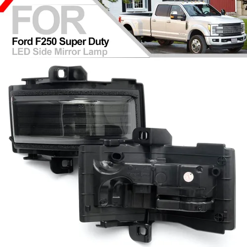Miniatura 3 de Switchback - Luces LED para espejo lateral para Ford F150 F250 F350 F450 F550 Super Duty con lente ahumada, luces direccionales secuenciales, luces