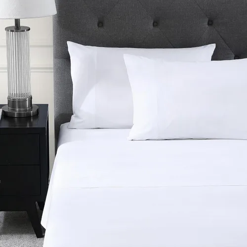 Miniatura 9 de Pure Parima Ultra percal Hotel Collection - Juego de sábanas de 100% algodón egipcio certificado, tamaño individual XL, color hueso
