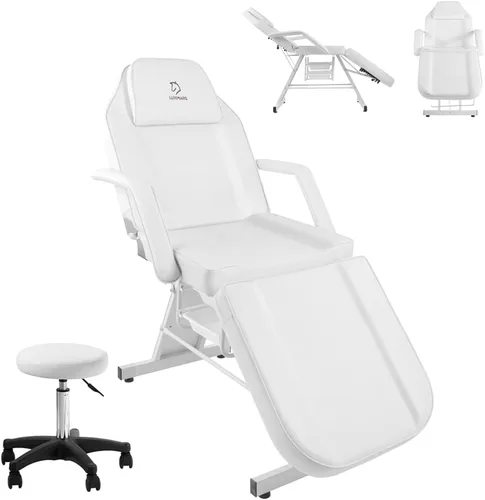 Miniatura 17 de Silla facial mesa de masaje de 73 pulgadas, cama de masaje multiusos de 3 secciones, silla de tatuaje profesional, equipo de spa para spa facial