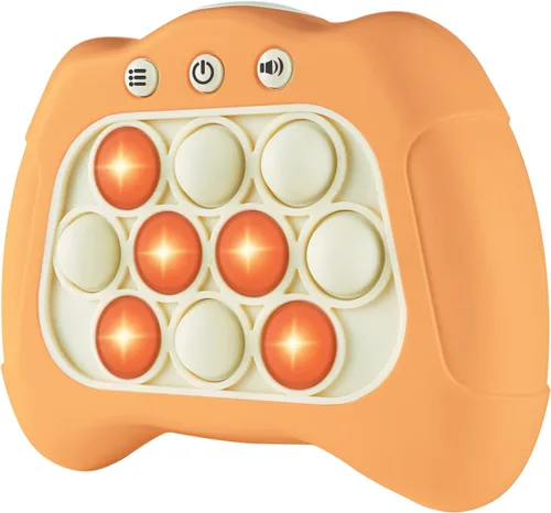 Miniatura 8 de Intoypad Pop The Target! Máquina de juego de mano de empuje de velocidad: un divertido juego multijugador para la familia. Juguete sensorial Fidget